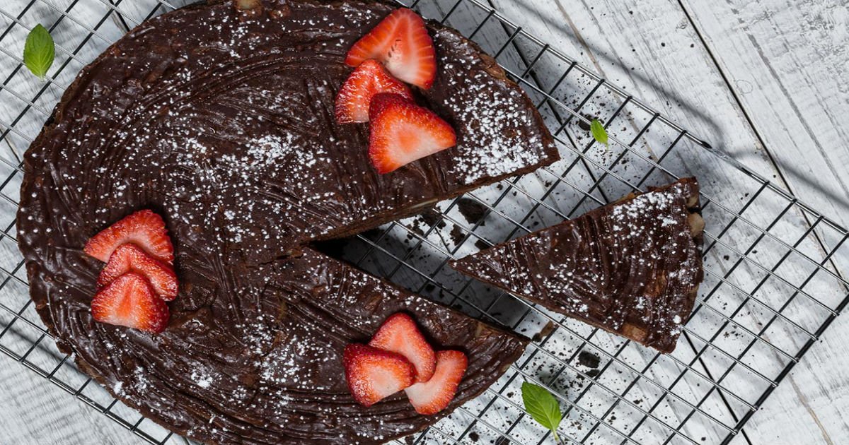 Receta de brownie de chocolate para principiantes del horneo