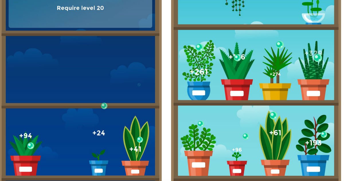 Terrarium Garden Idle el juego de plantas HeyHeyHello!