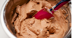 Helado de chocolate
