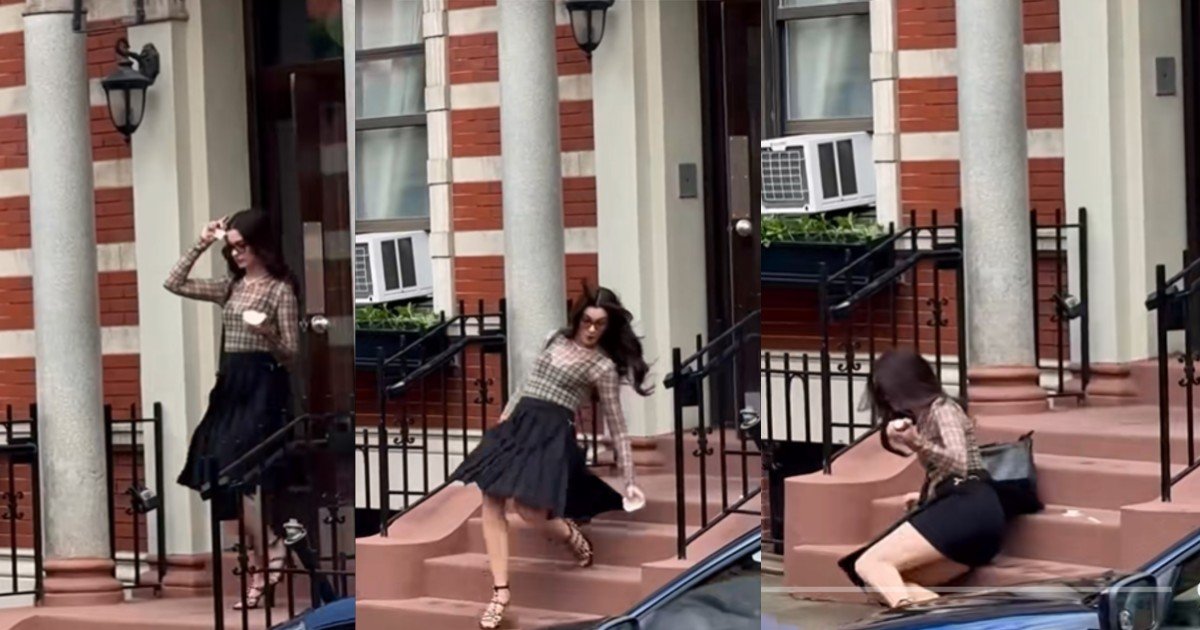 Anne Hathaway se cayó en el rodaje de «El diablo viste a la moda 2»