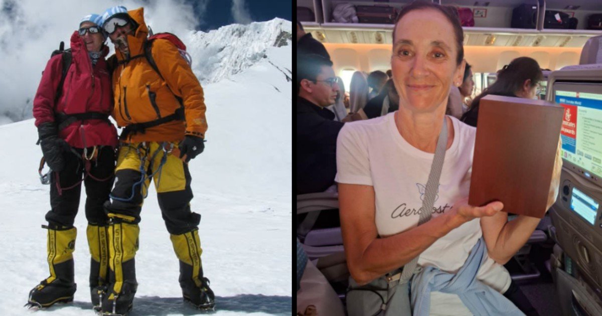 Laura, la mexicana que sube al Everest para llevar las cenizas de su esposo