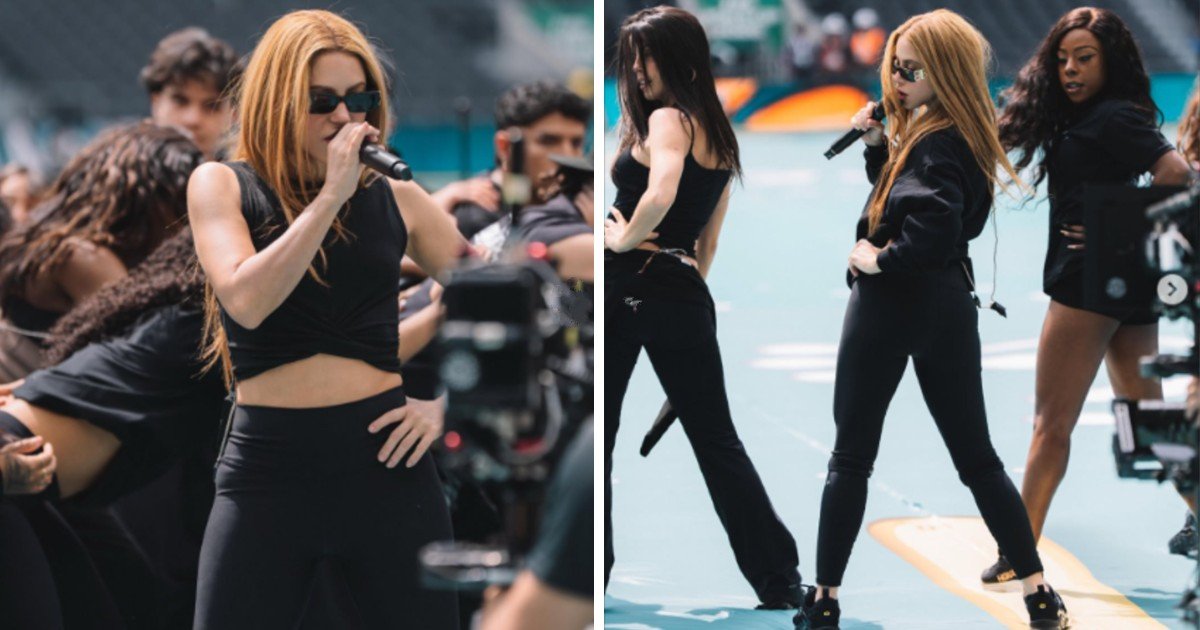 Así vive Shakira los preparativos de la inauguración del futbol
